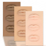 3D Lip Blush Practice Skins – Triple Lip Design (Light, Medium & Dark Tones)