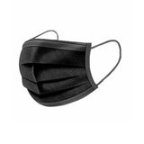 black disposable mask