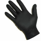 Hi Lift Black Shield Nitrile Disposable Gloves - Latex Powder free 100 PCS