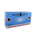 Hi Lift Black Shield Nitrile Disposable Gloves - Latex Powder free 100 PCS