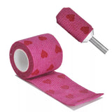 Purple with Red Hearts Grip Tape