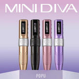 Popu Mini Diva Wireless PMU Machine with 3.0mm Stroke - Gold