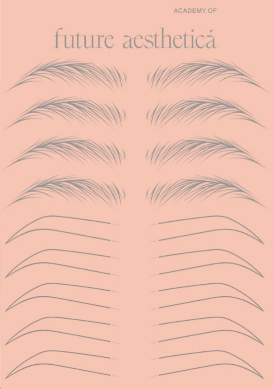 Eyebrows Silicone Practice Mat