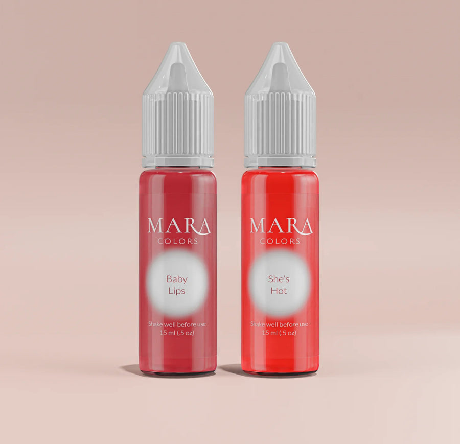 MARA Pro Neutral Lip Pigments Set 2 x 15ml