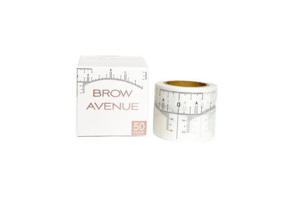 Eyebrow Ruler Stickers (Roll of 50)