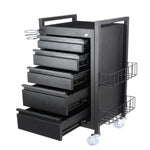 black salon trolley 