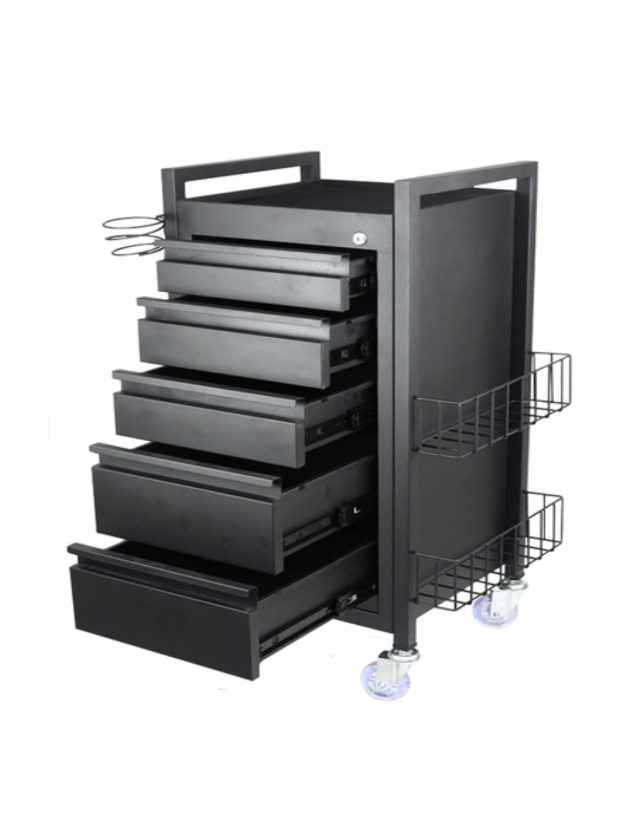 black salon trolley 