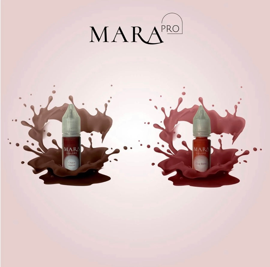 MARA Pro Earthy Lip Pigments Set 2 x 15ml