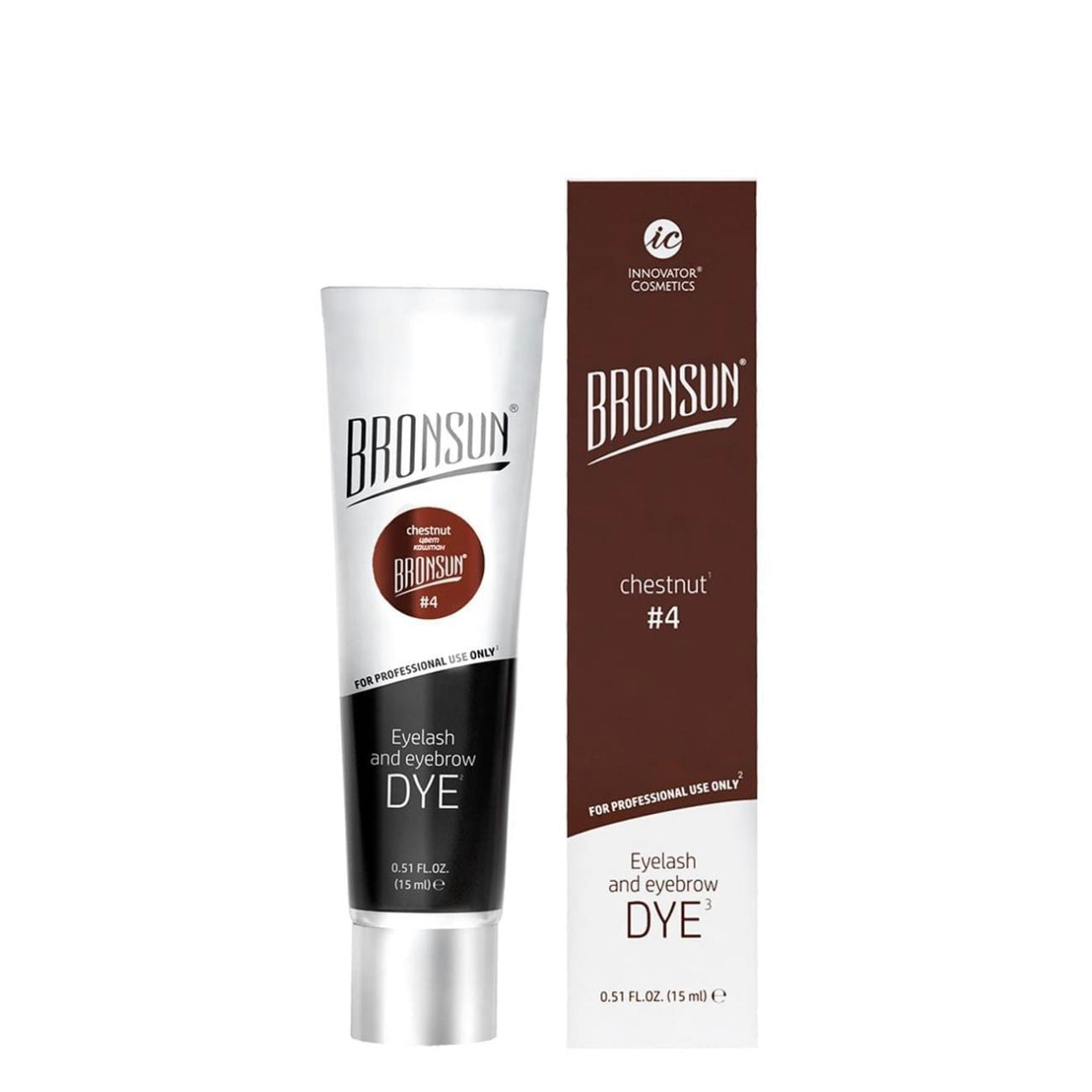 bronus eyelash and eyebrow dye chestnut